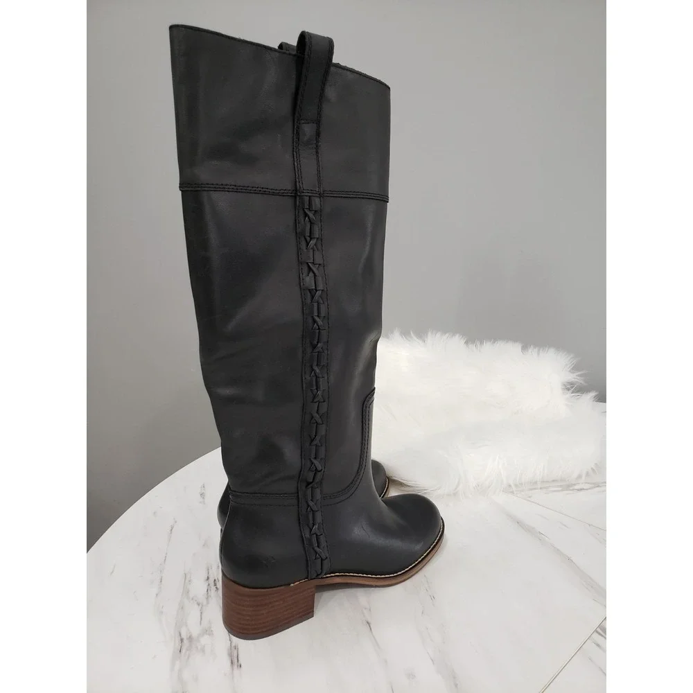 NEVER WORN HAS SCUFFS SIZE 7.5 Lucky Brand Hidranja BLACK HIDRANJA TALL BOOTS